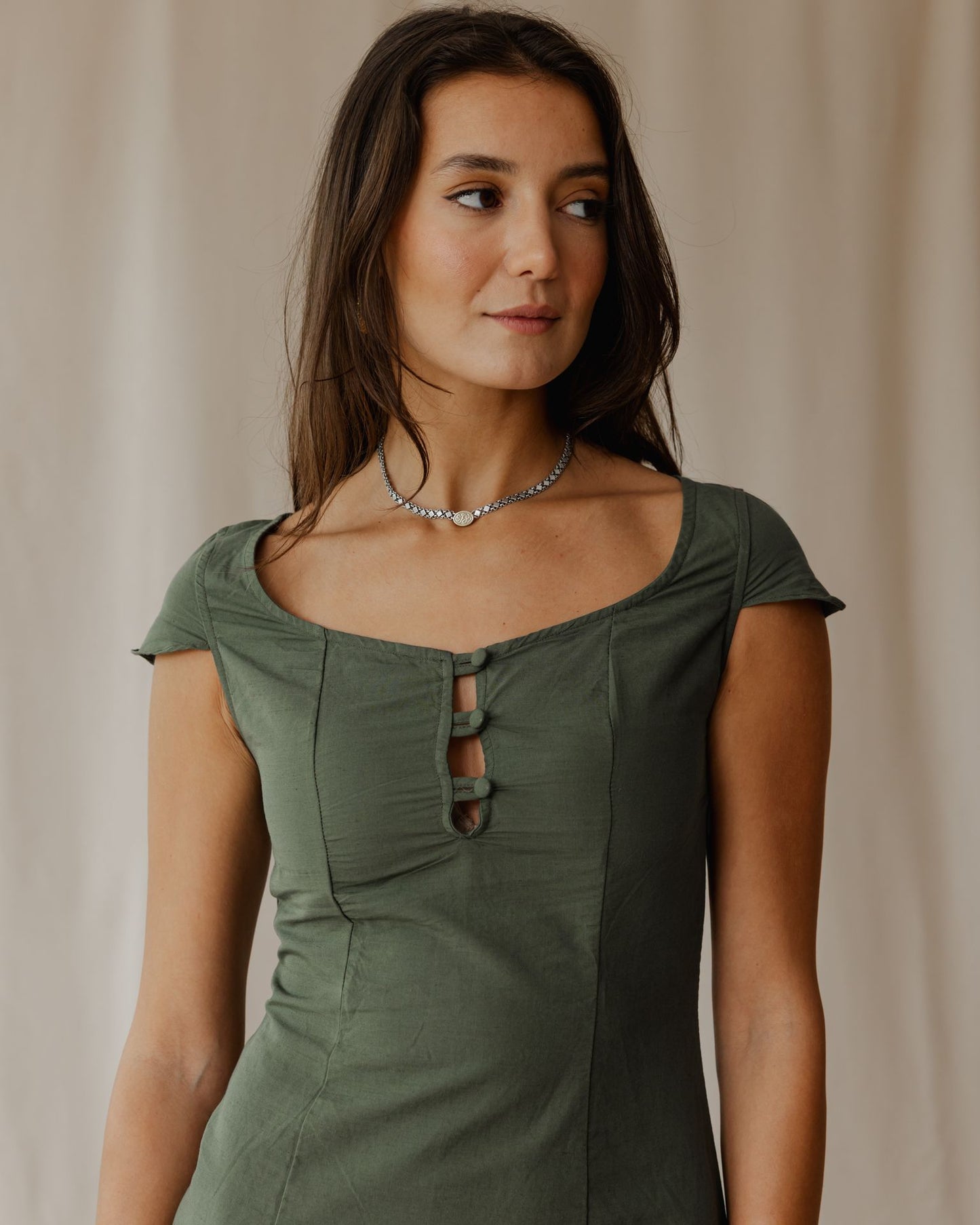 Robe Linéa Grace Olive