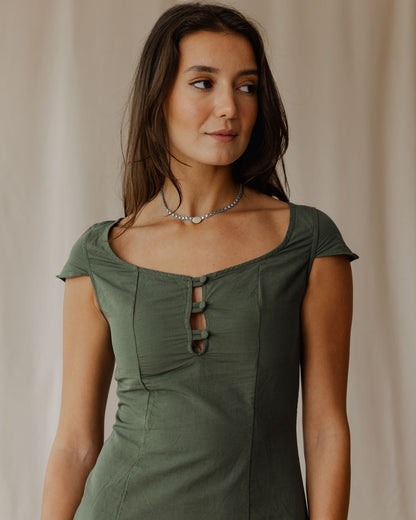 Robe Linéa Grace Olive
