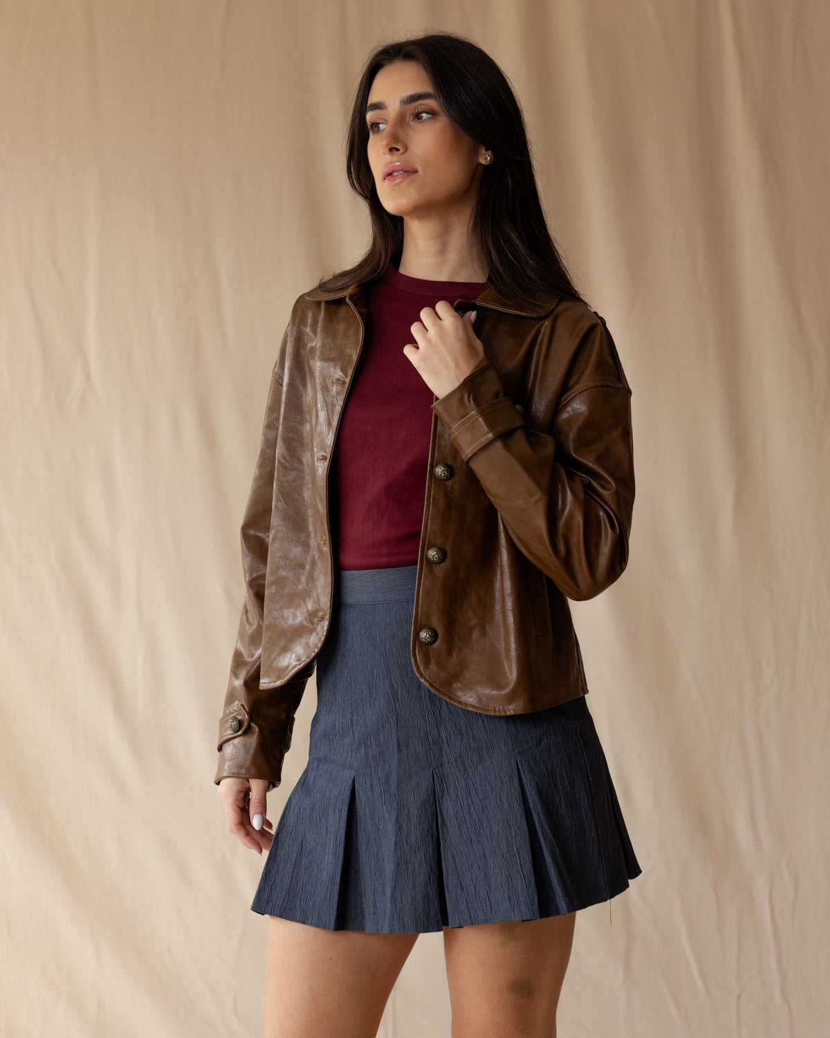 Havane Leather Jacket