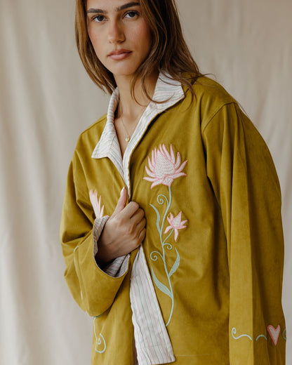 Embroidered Heart Meadow Jacket