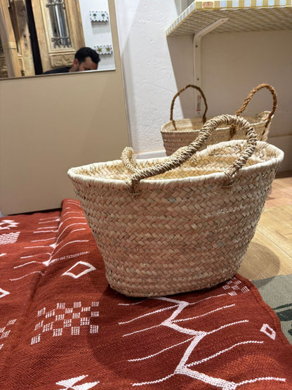 Bolso Tejido con Asa de Sisal