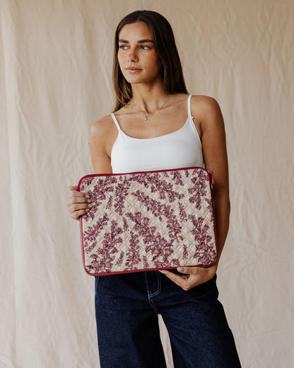 Funda Acolchada Crimson Botanique