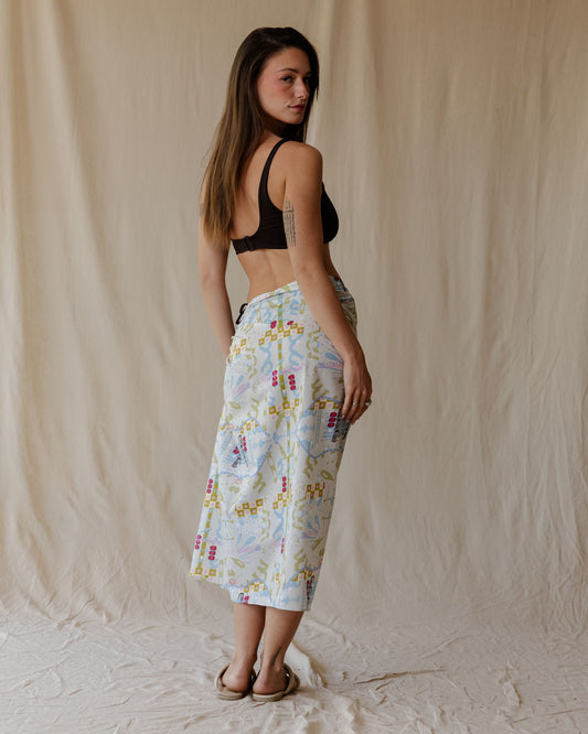 Horse’s Eden In Mint Voile Wrap