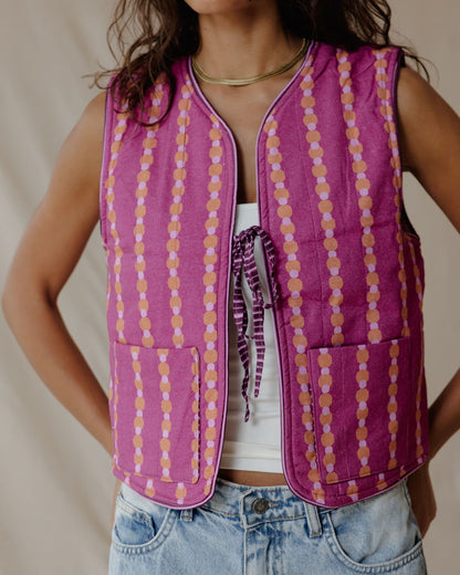 Seeds and beads Reversible Vest