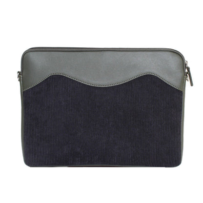 Housse d'ordinateur portable géométrique Olive