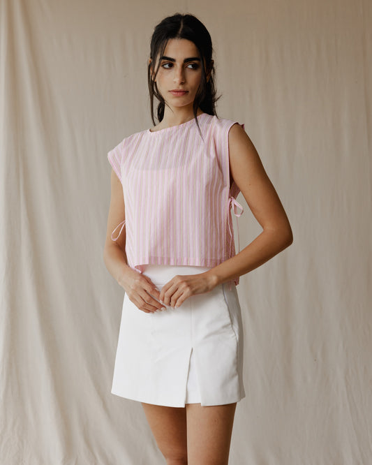 Blusa sin Mangas Sugarstripe Stories
