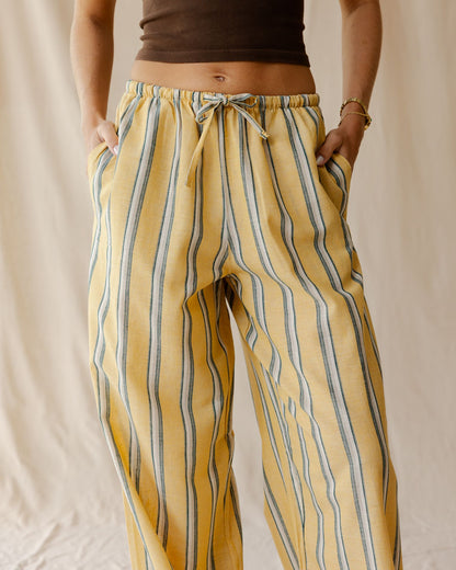 Pantalones de Lino Saffron Dune