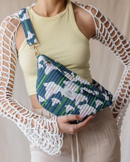 Midnight Lily Fanny Pack