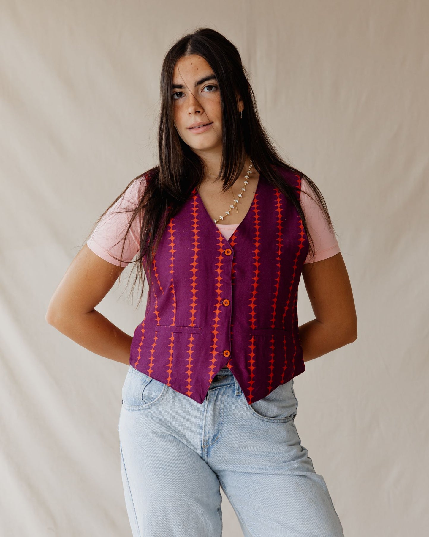 Island Dreams Vest Purple