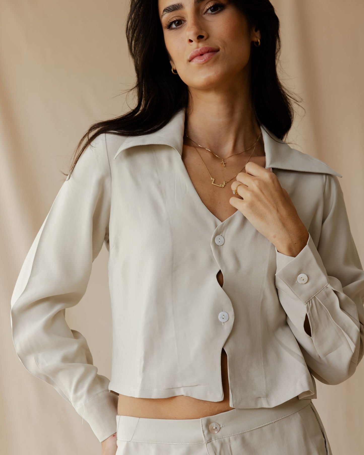 Théa Beige Shirt