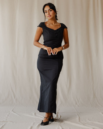 Robe noire Linéa Grace