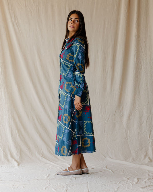 Midnight Harvest Long Dress