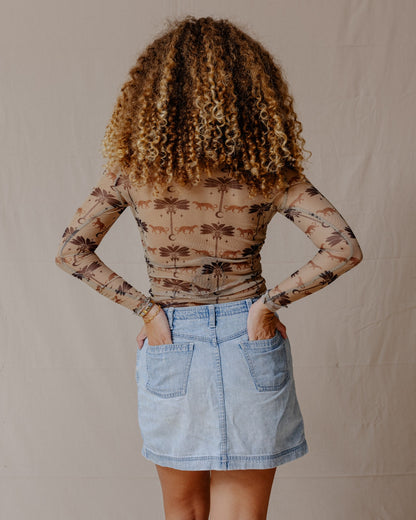 Top de malla Glam de Oasis