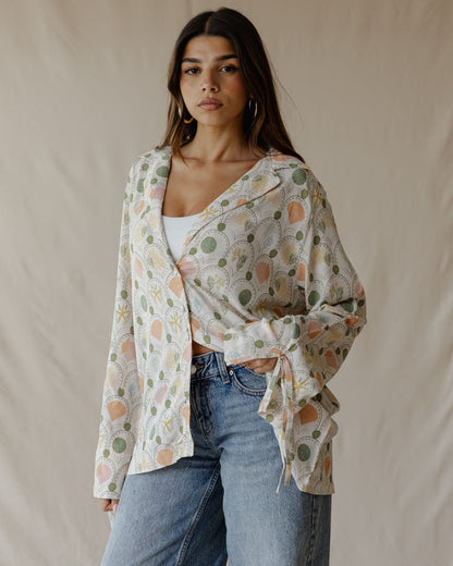 Seaside Garden Shirt Beige