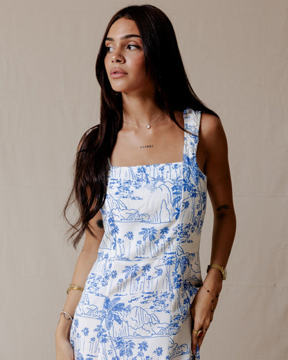 Vestido Palm Coast Azul