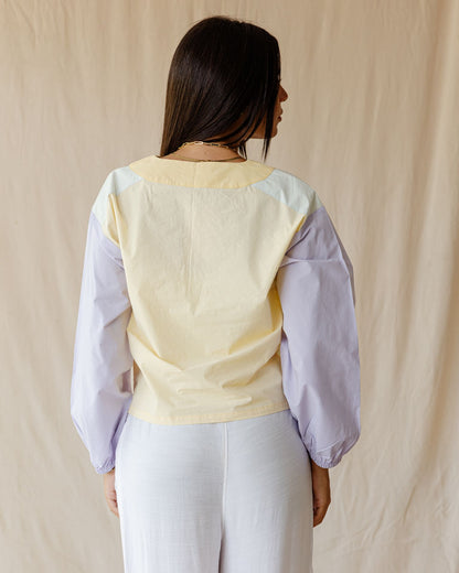 Nomad Patch Lavender Blouse