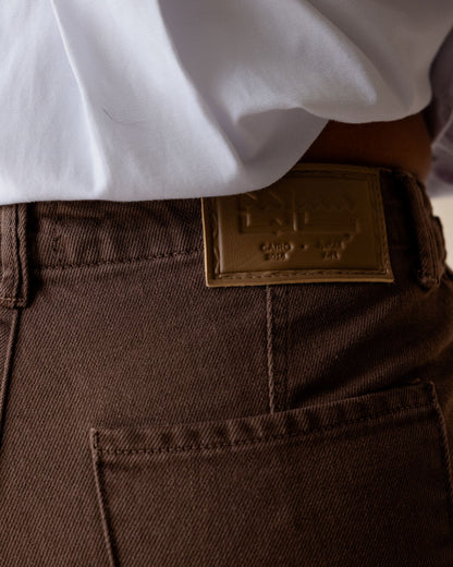 Sora Brown Denim Pants