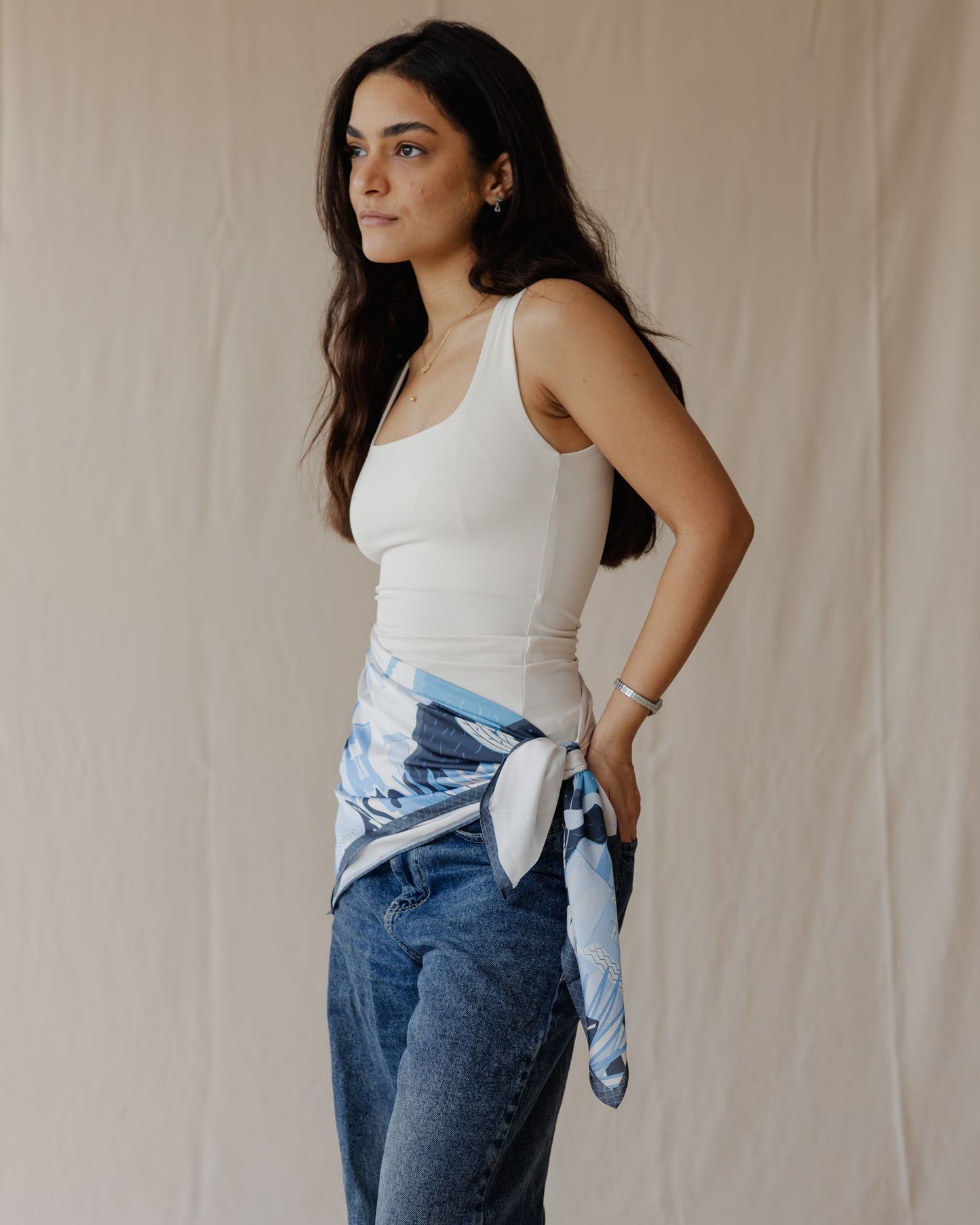 Lenço Midnight Oasis Wrap