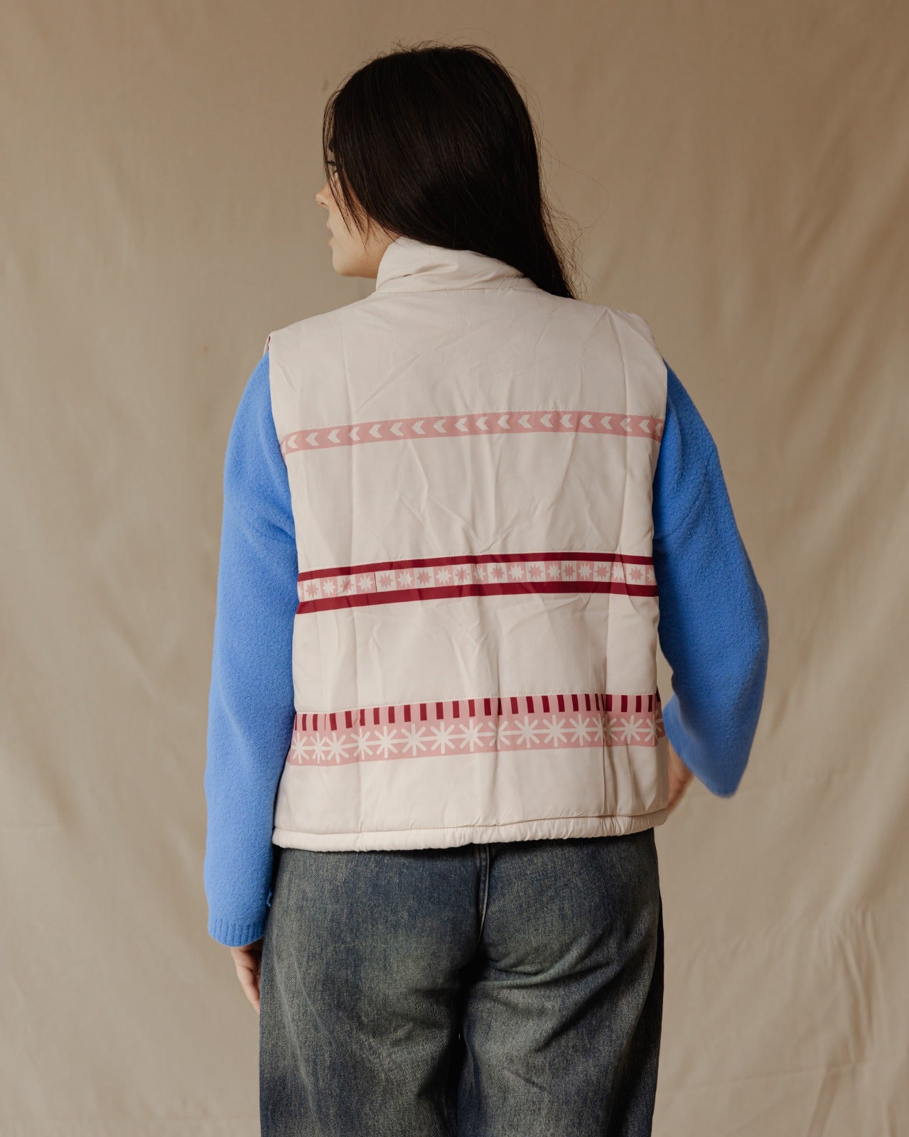Chaleco impermeable Cairo Breeze en color crema