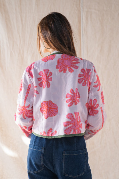 Doppelseitige Jacke „Garden Party“