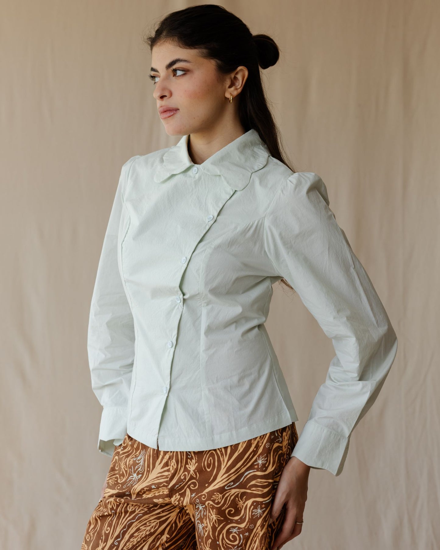 Scallop Muse Blue Shirt