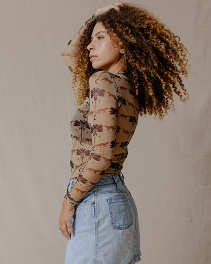 Top de malla Glam de Oasis
