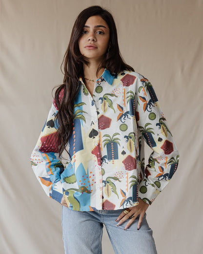 A Camisa Spade Branca