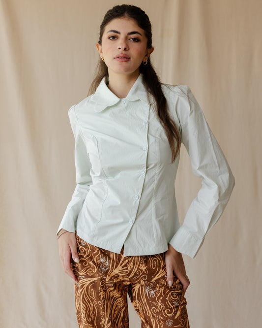 Scallop Muse Blue Shirt