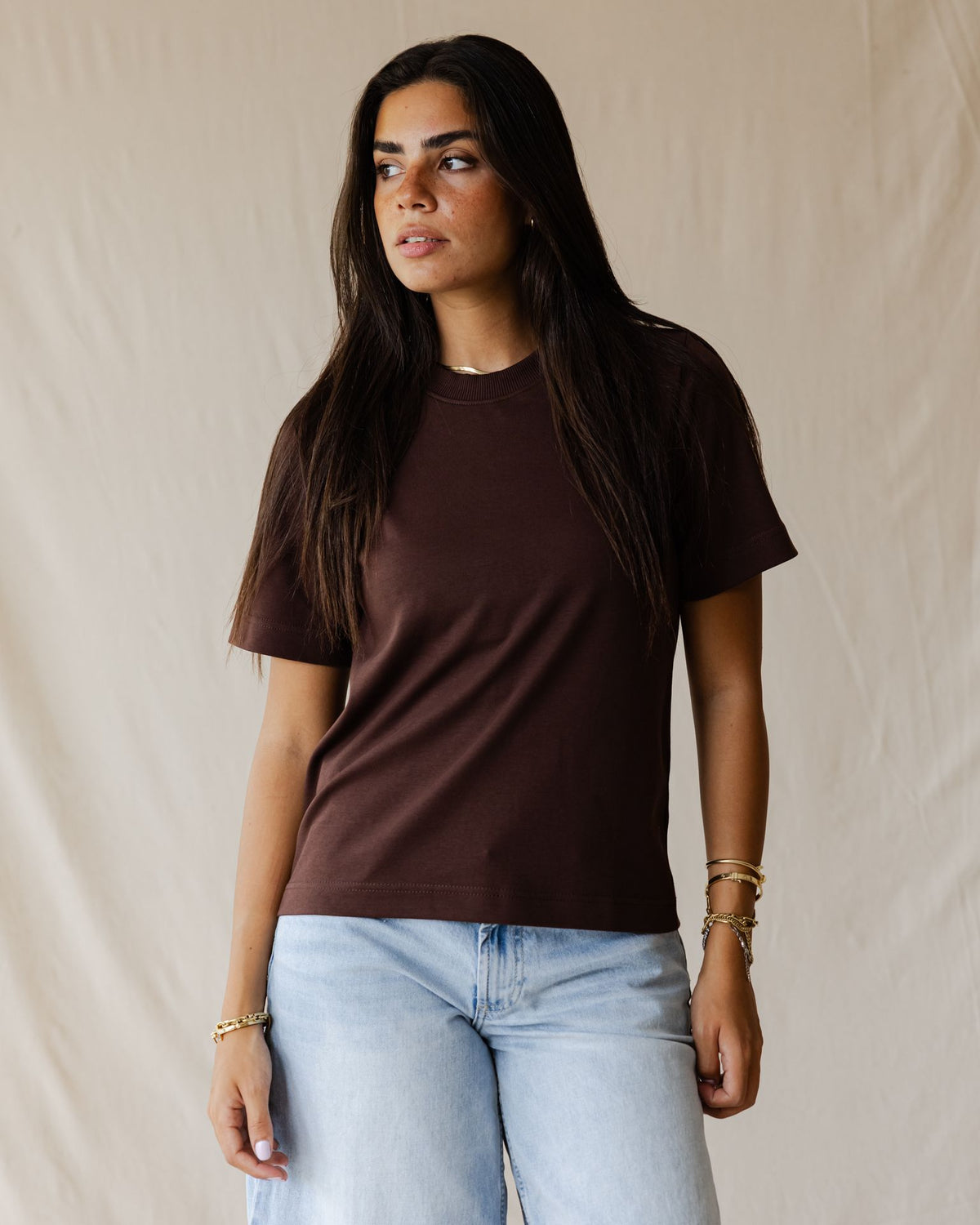 Mocha Line Tee