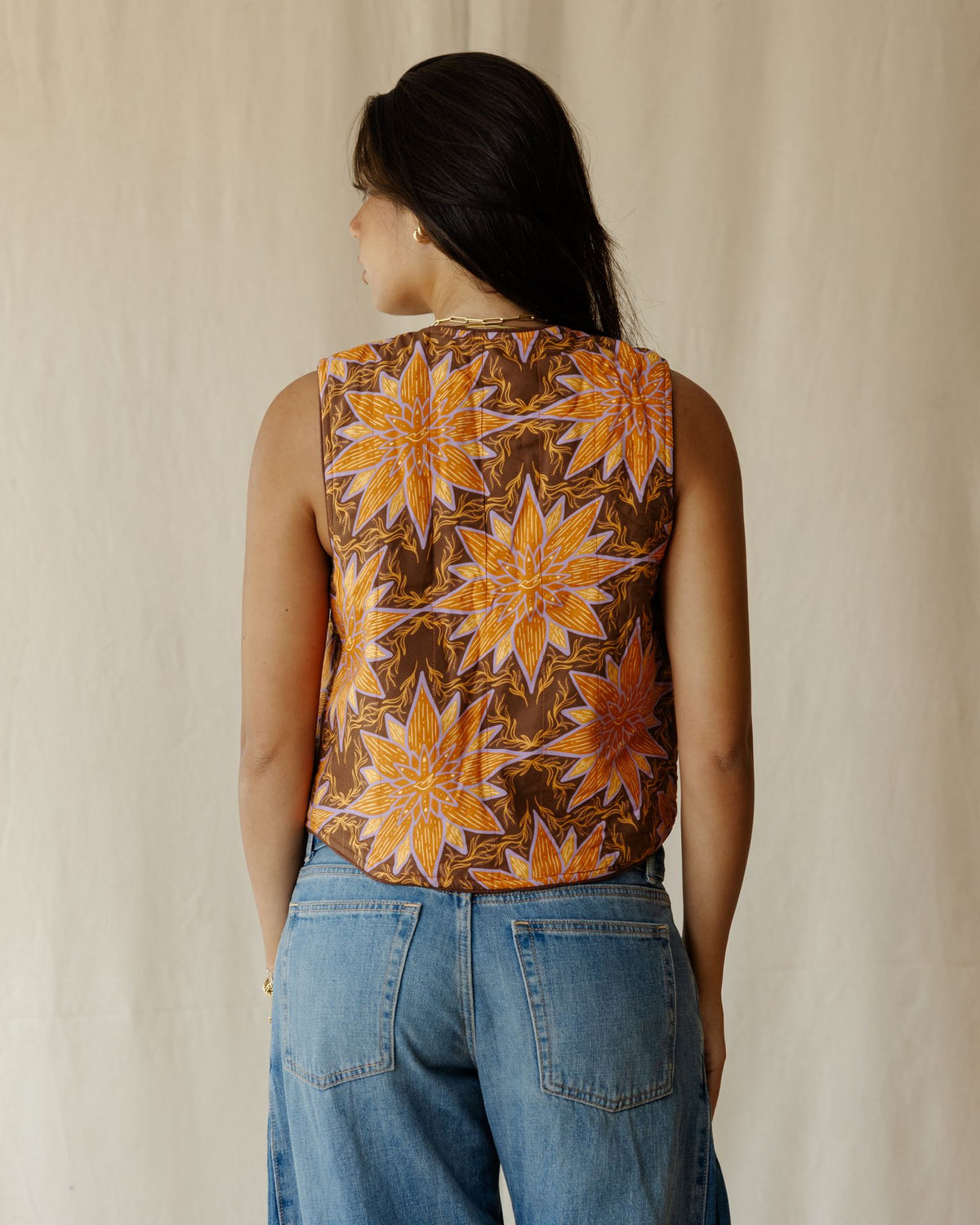 Solstice Bloom Reversible Vest