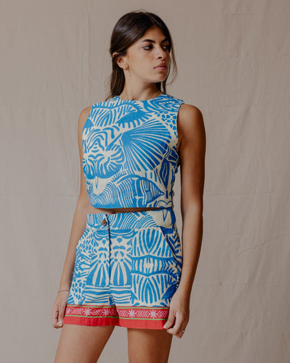 Set biancheria Ocean Treasures blu