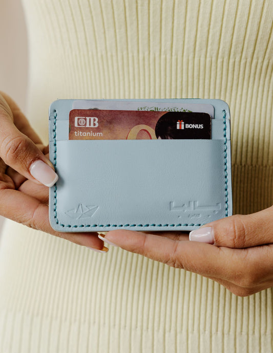 PALMA x VERYNILE Croco Blue Card Holder