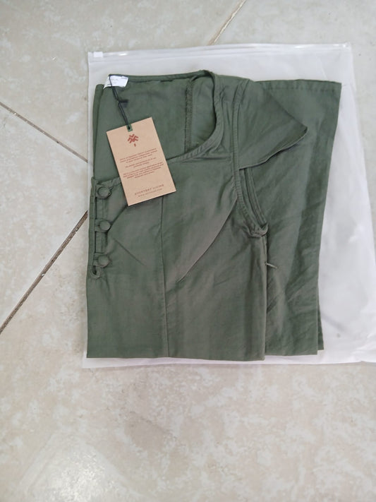 Vestido Linéa Grace Verde Oliva