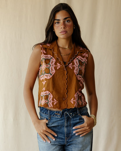 Scallop Bloom Vest