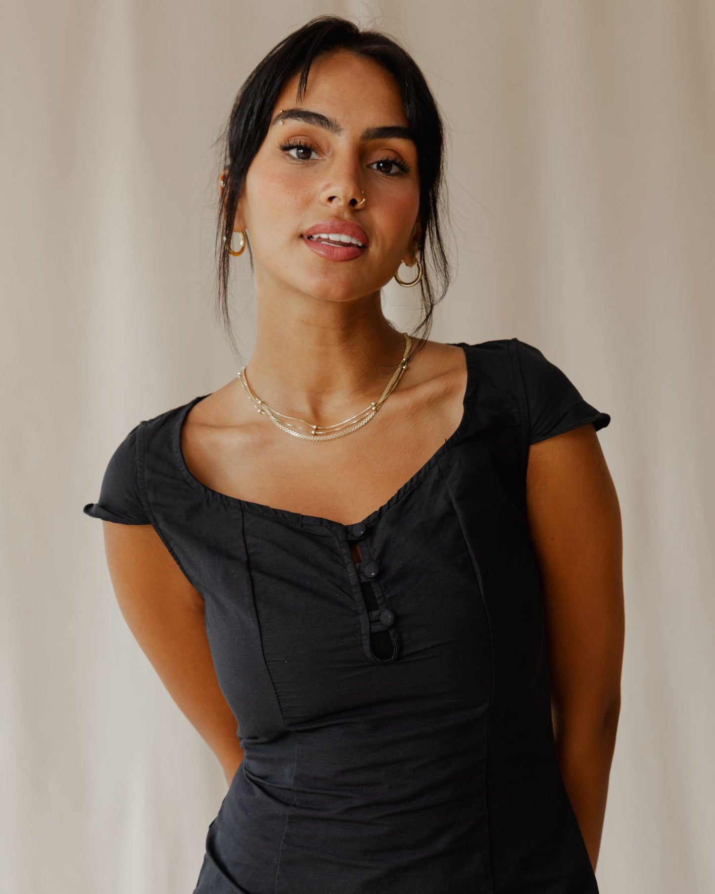 Robe noire Linéa Grace