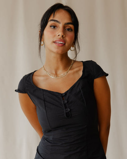 Robe noire Linéa Grace