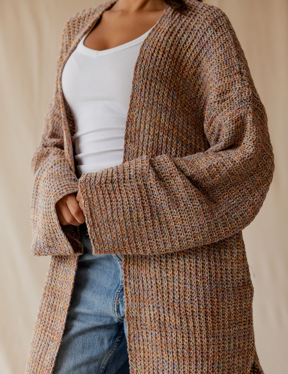 Dusty Rose Drift Cardigan