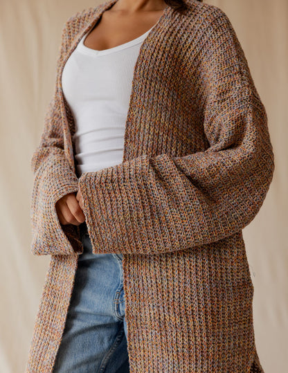 Dusty Rose Drift Cardigan