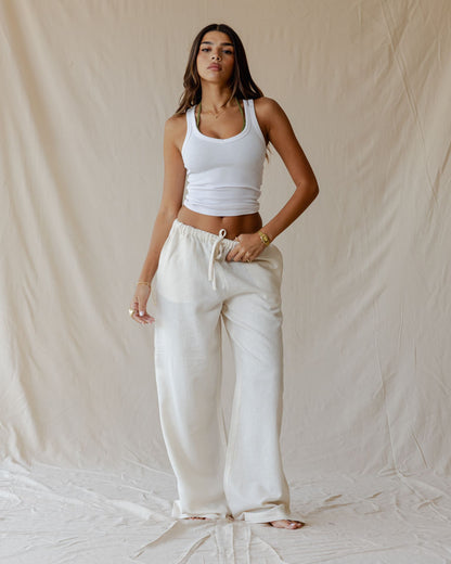 Liora Off-White Pants