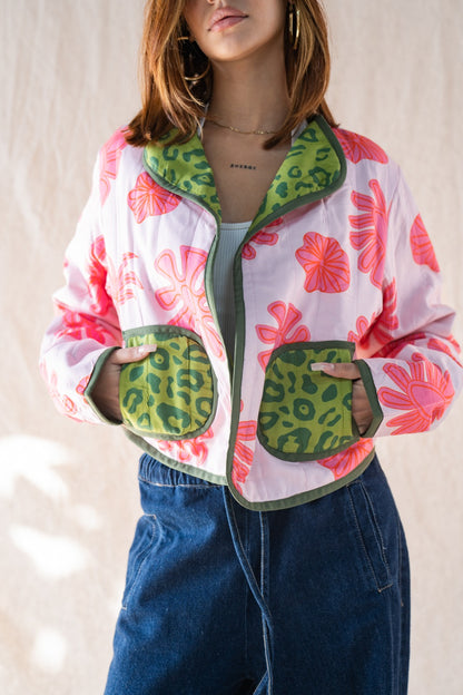 Doppelseitige Jacke „Garden Party“