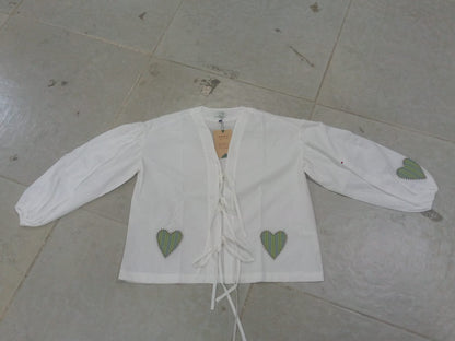 Heartstrings White Blouse