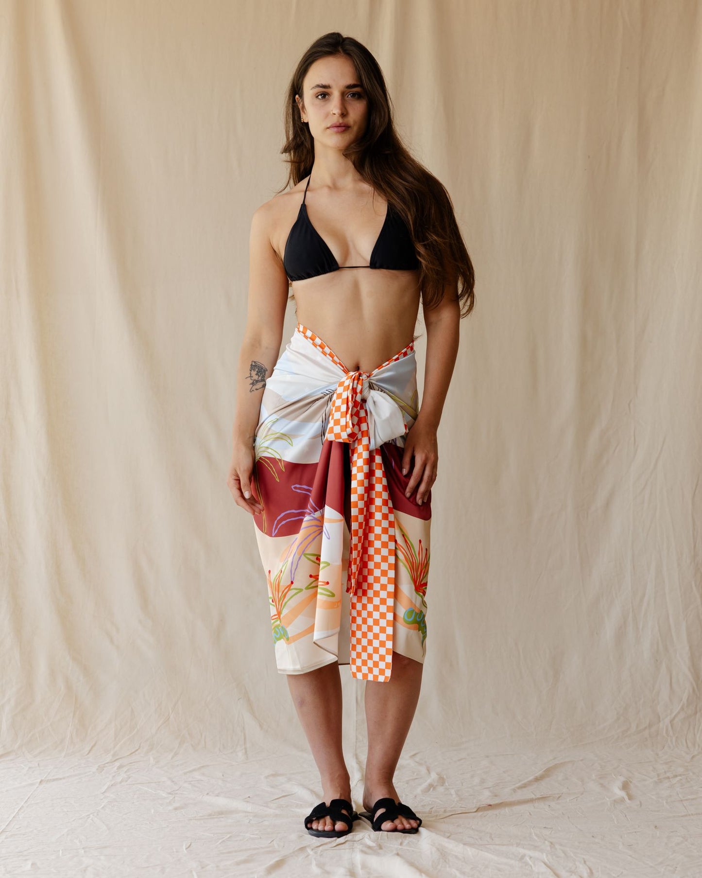 Peachy Dunes Sarong