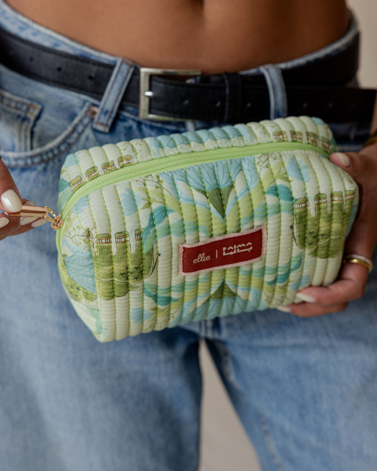 Palma X Ellie Elliphant Meadow Makeup Bag