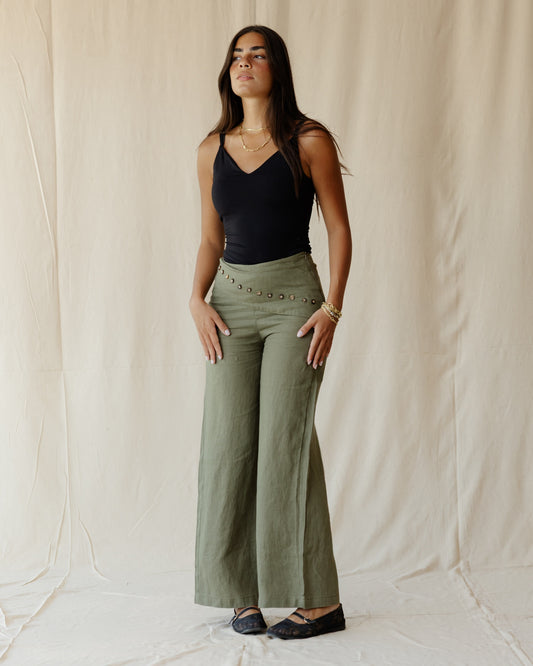Eira Olive Pants