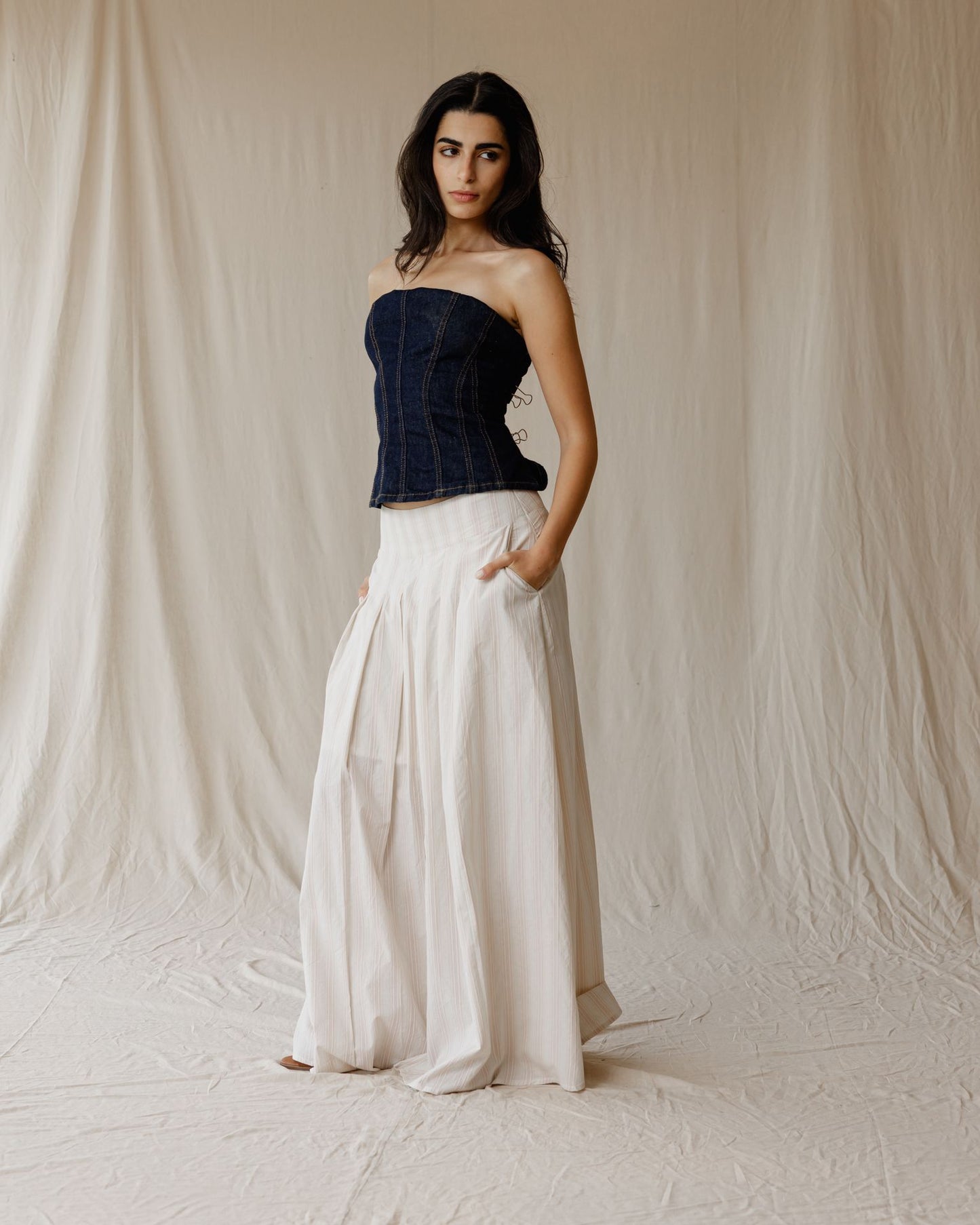 Falda Maxi Amarilla Sugar Spell
