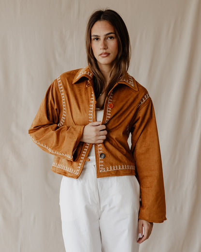 Threadspell Camel Jacket