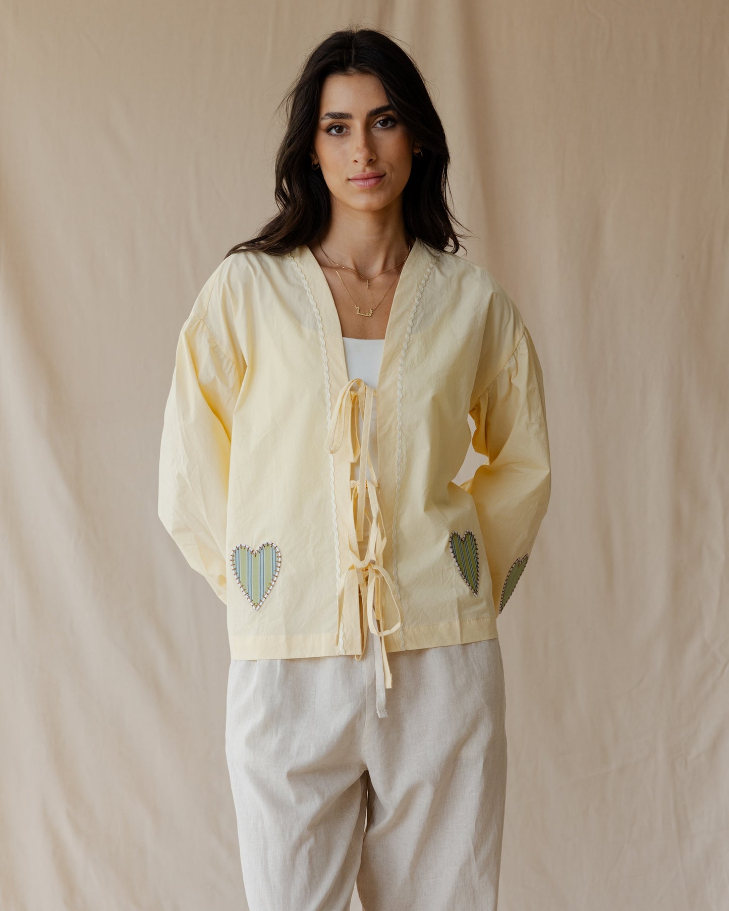 Heartstrings Yellow Blouse