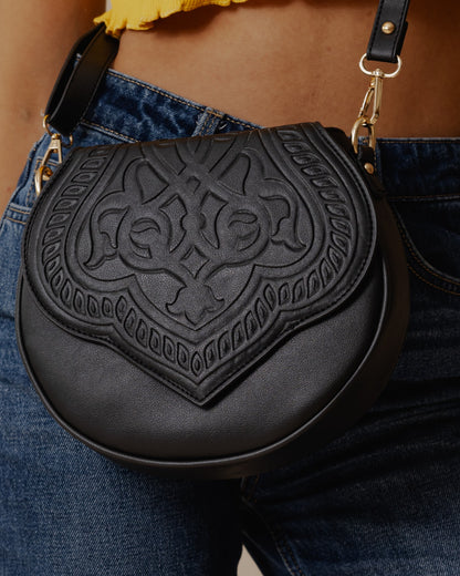 Bolso bandolera Jali negro