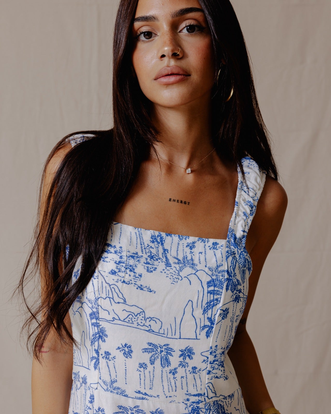 Vestido Palm Coast Azul