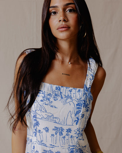 Vestido Palm Coast Azul